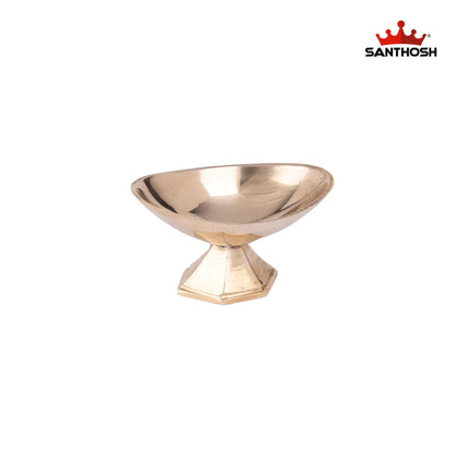 BRASS VIBHUTI STAND(BOAT)