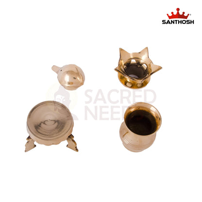 BRASS SHUBHAM SET