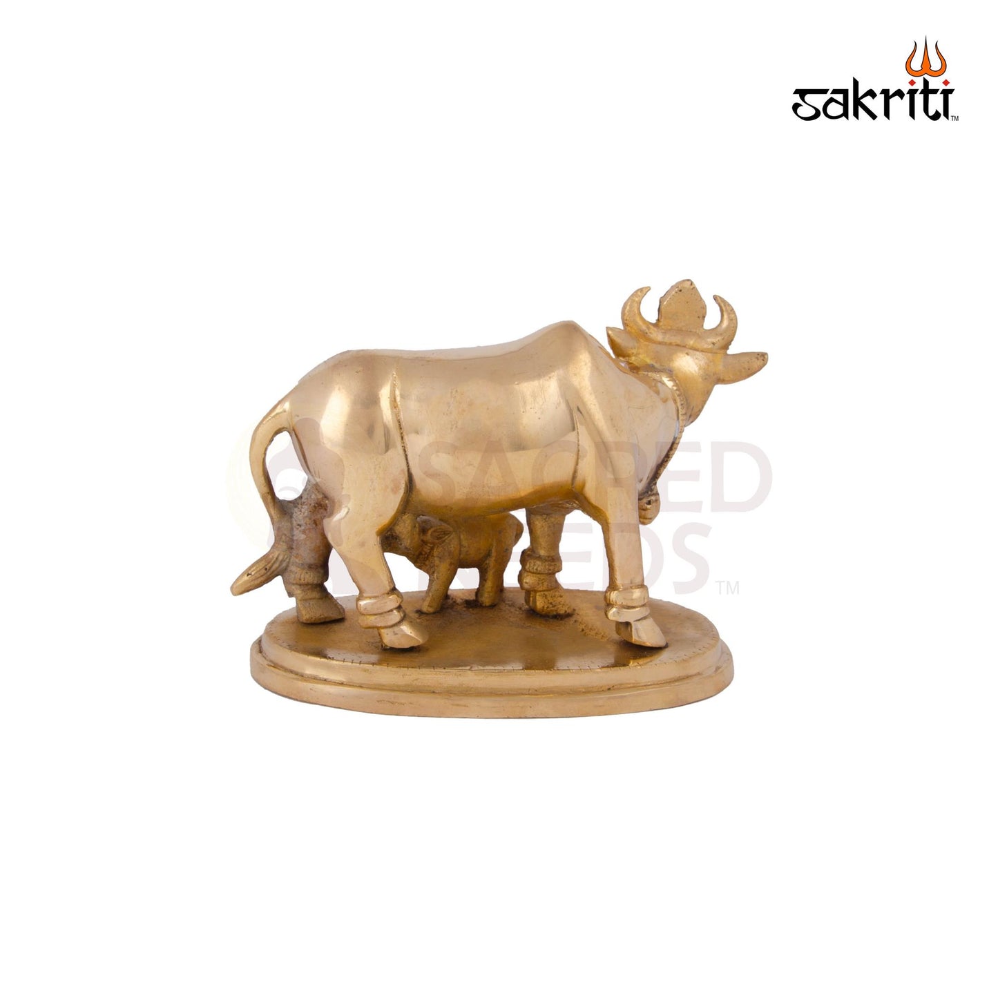 BRASS COW & CALF