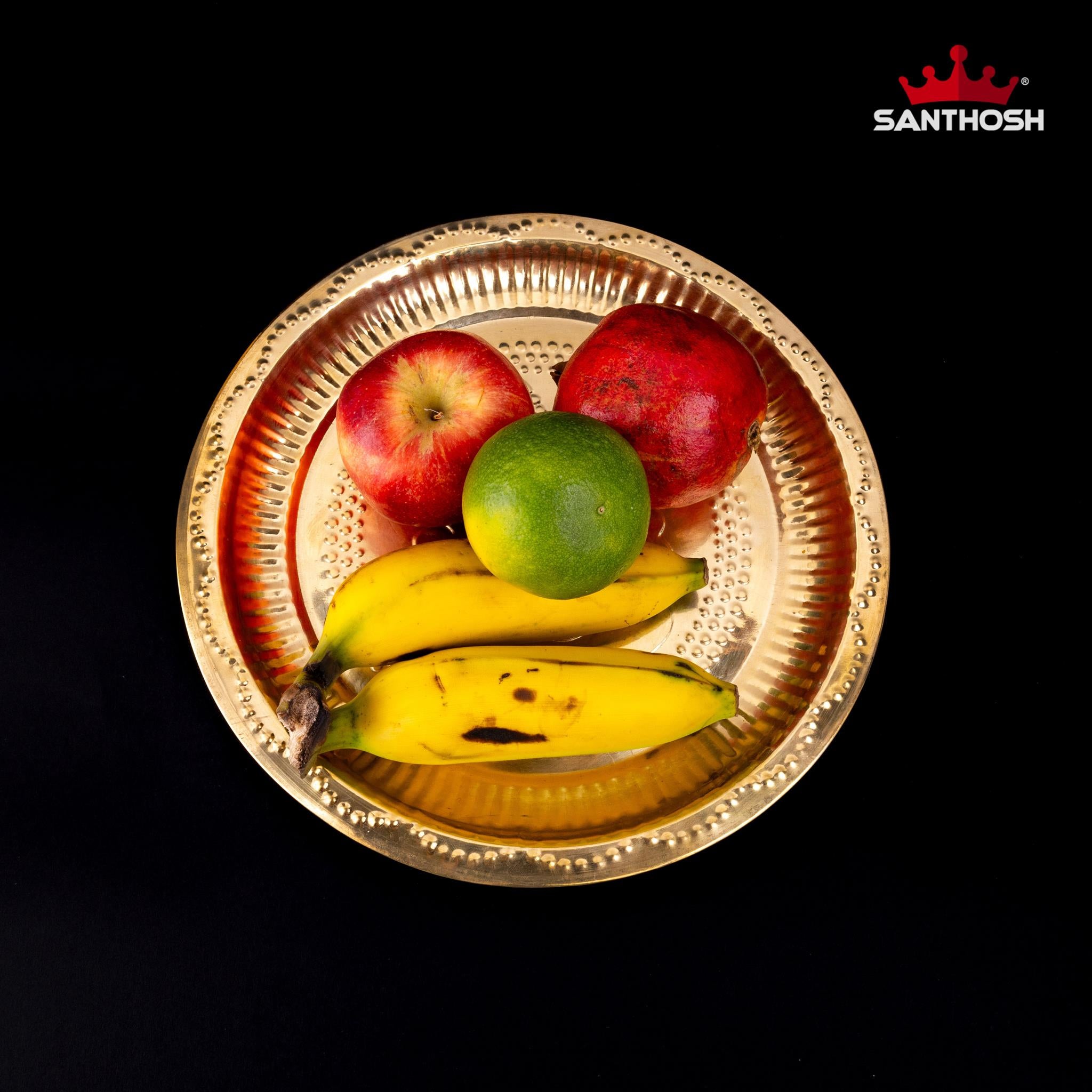 ICC 30G Nagas Plate – 0.8 Inch Height | Brass Pooja Plate for Festival ...