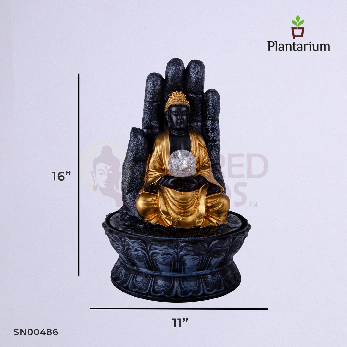 POLY RESIN BUDDHA FOUNTAIN