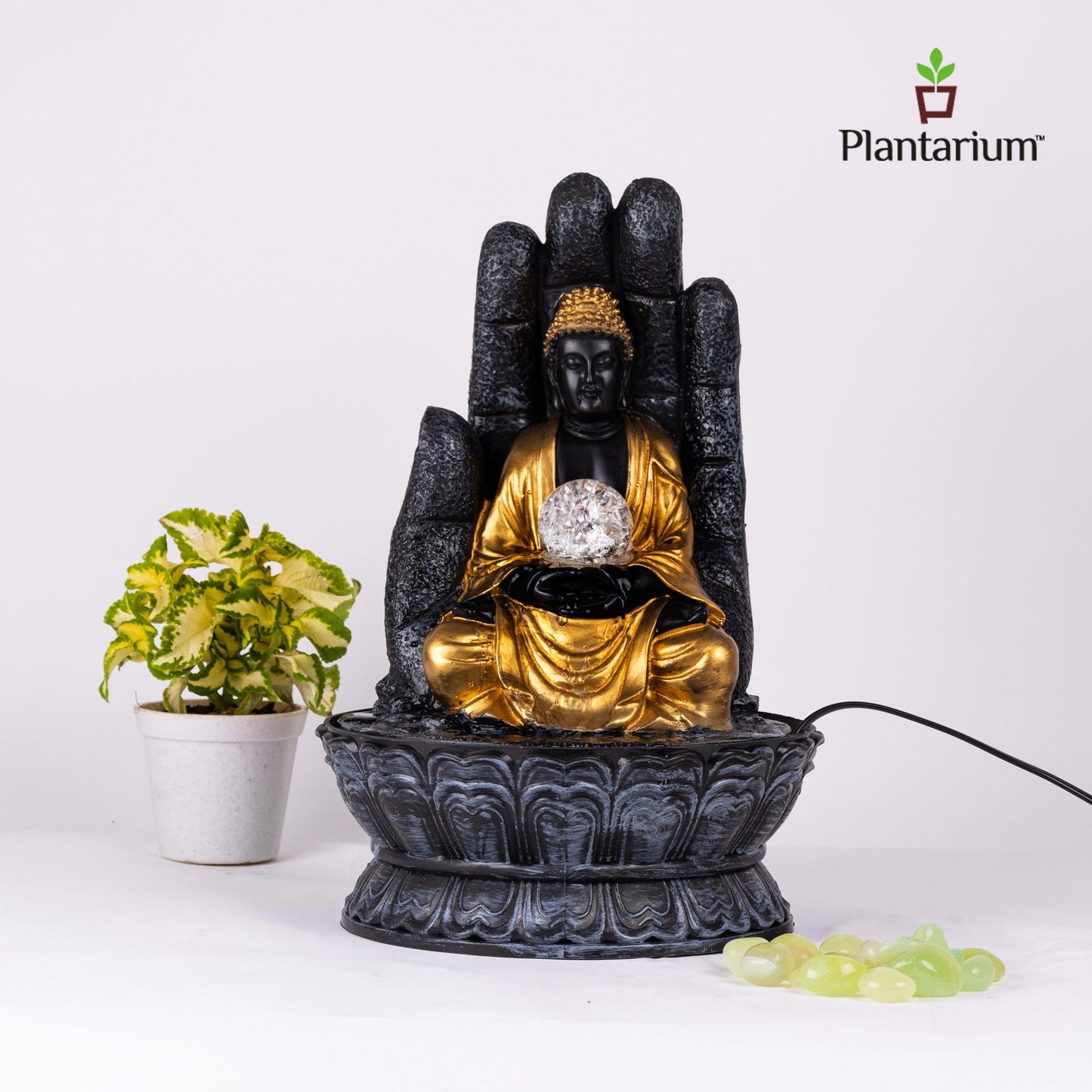 POLY RESIN BUDDHA FOUNTAIN