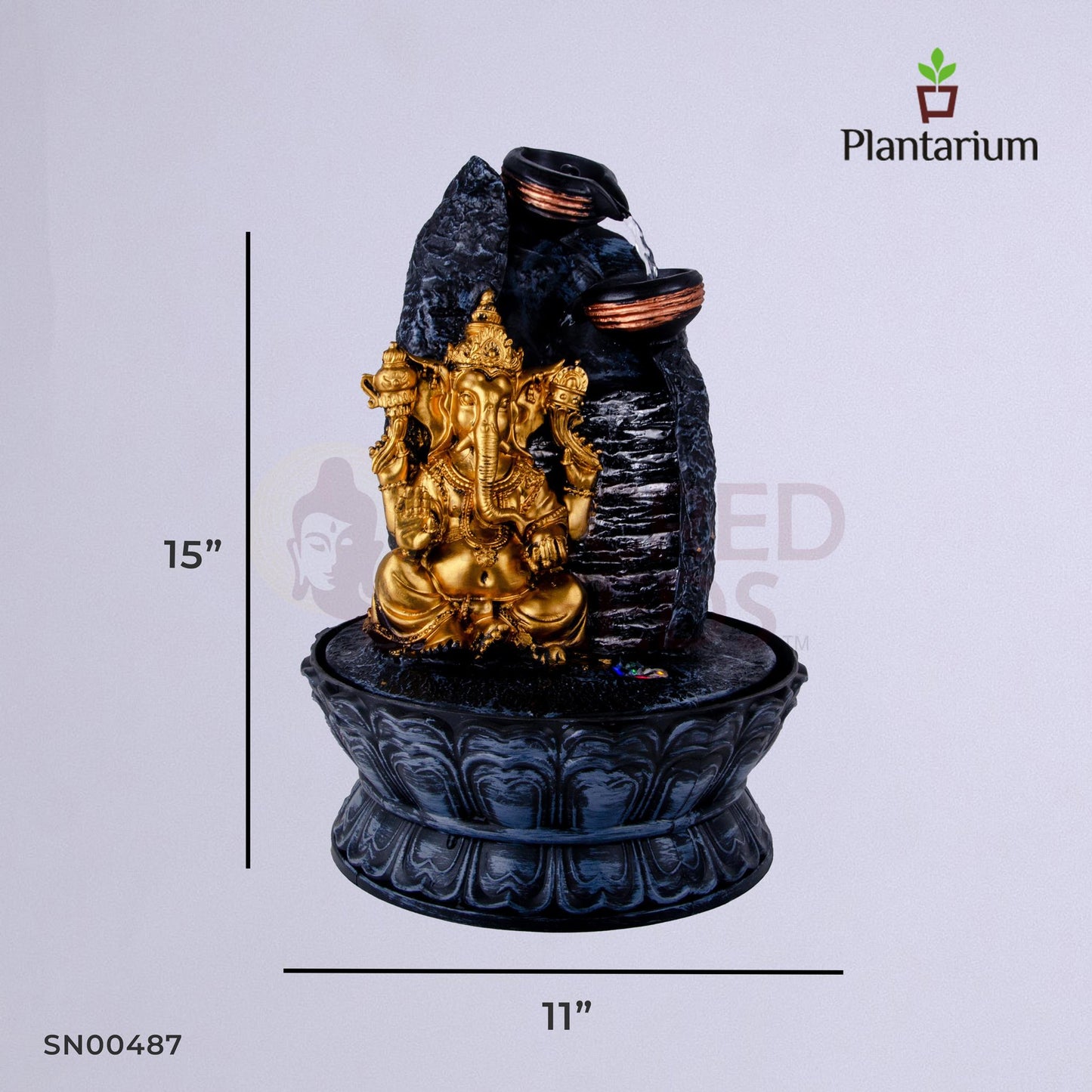 POLY RESIN GANESHA FOUNTAIN