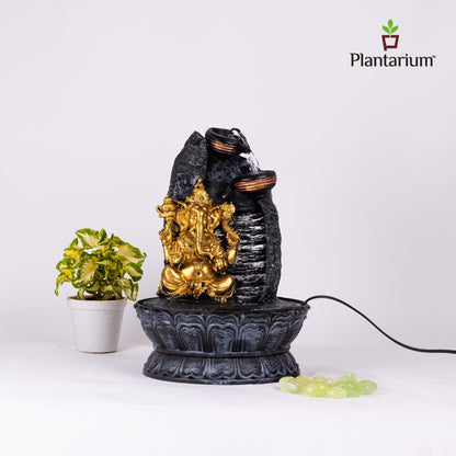 POLY RESIN GANESHA FOUNTAIN