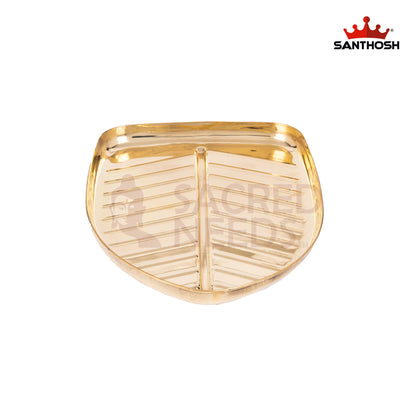 BRASS ICC LEAF PLATE