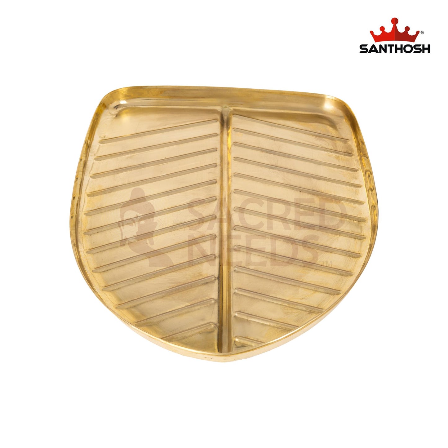 BRASS ICC LEAF PLATE