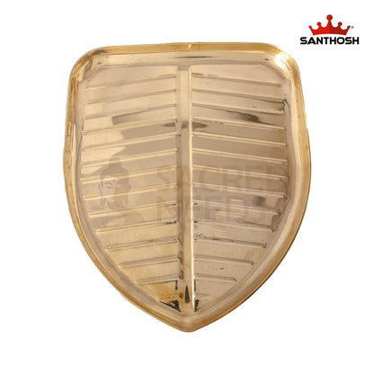 BRASS ICC LEAF PLATE