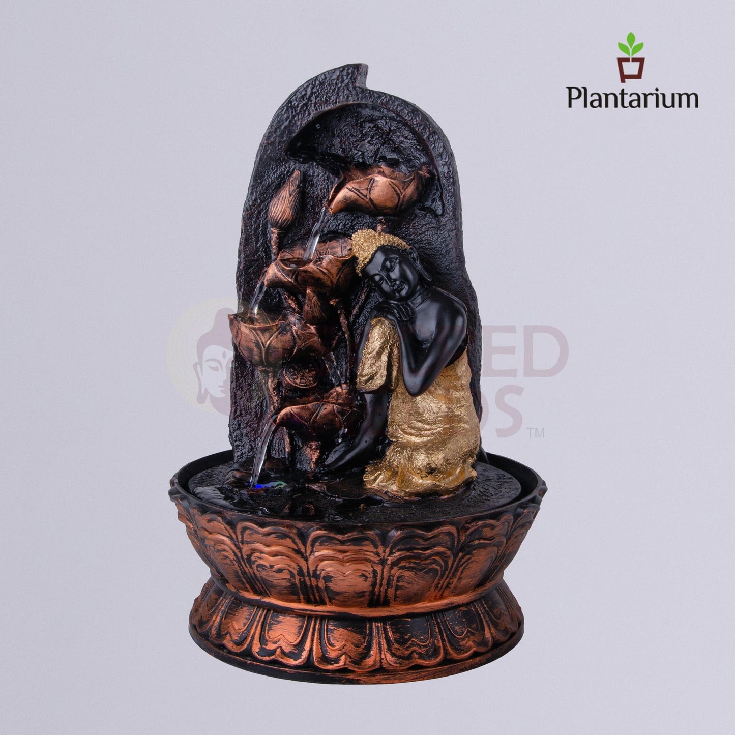 POLY RESIN SLEEPING BUDDHA FOUNTAIN