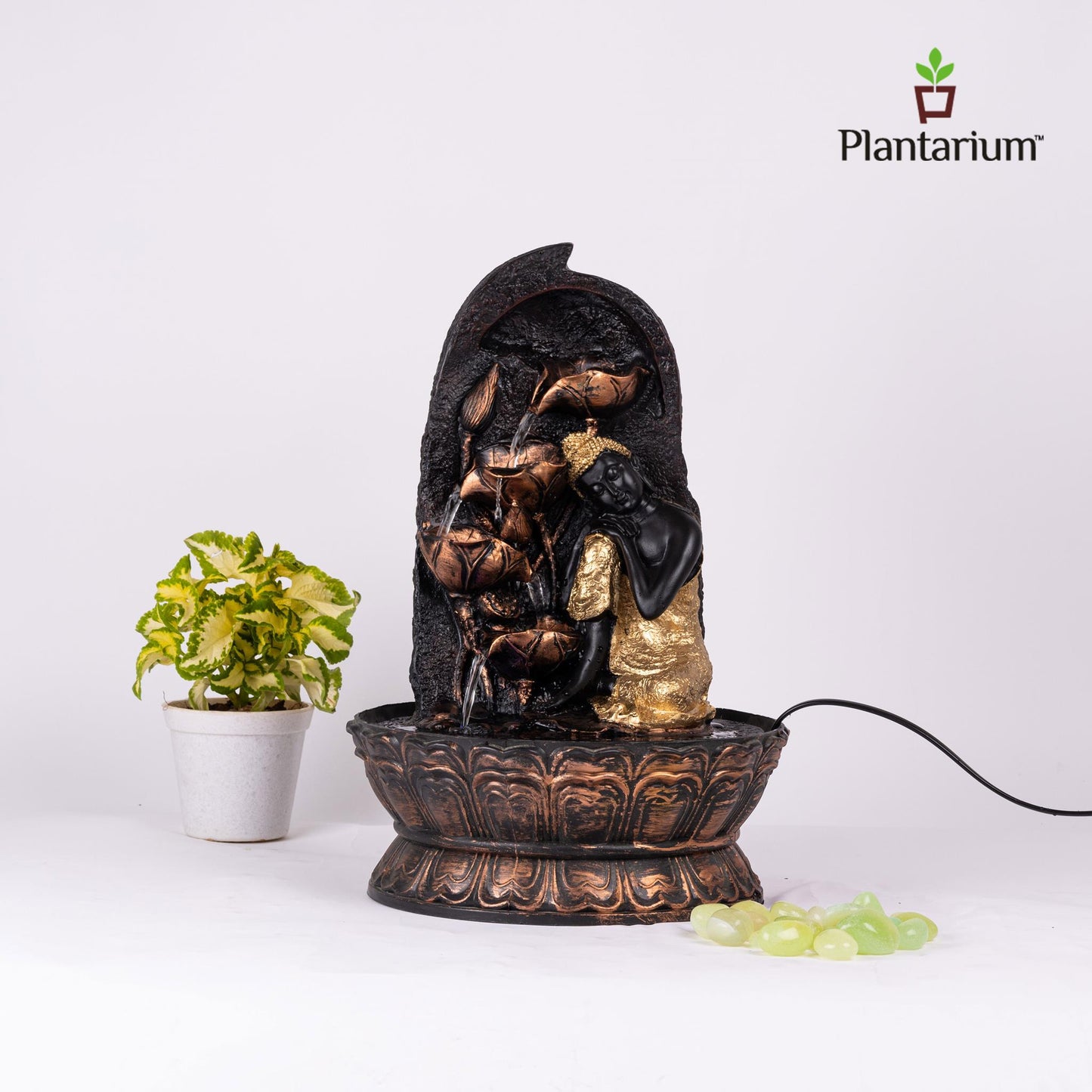 POLY RESIN SLEEPING BUDDHA FOUNTAIN