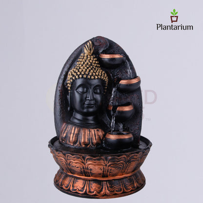 POLY RESIN BUDDHA FACE FOUNTAIN