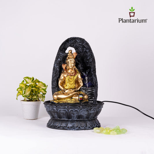 POLY RESIN SHIVAN FOUNTAIN