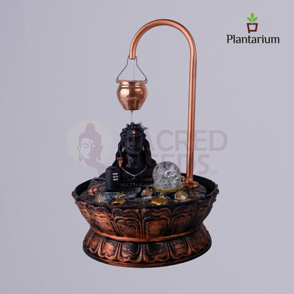 POLY RESIN ADHIYOGI FOUNTAIN