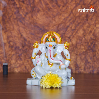 MARBLE DUST GANESHA