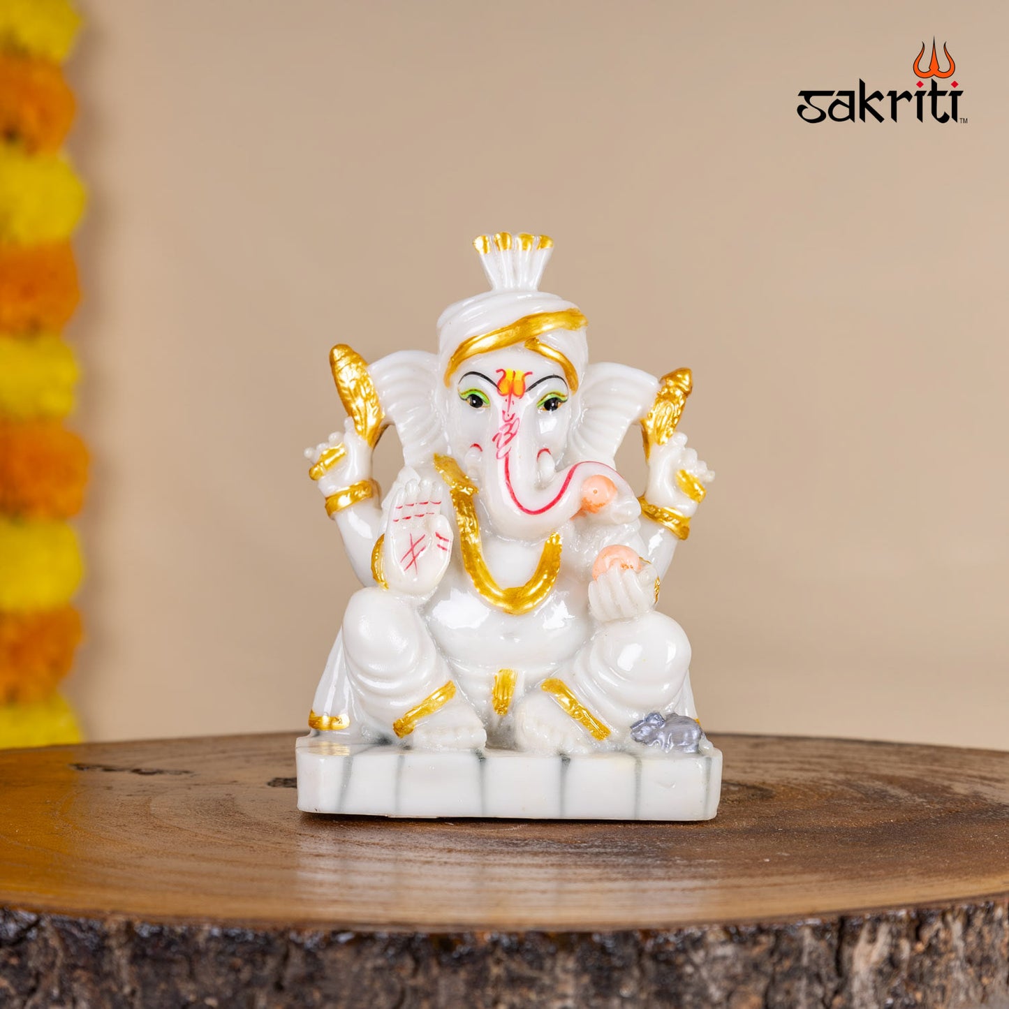 MARBLE DUST BOMBAY GANESHA