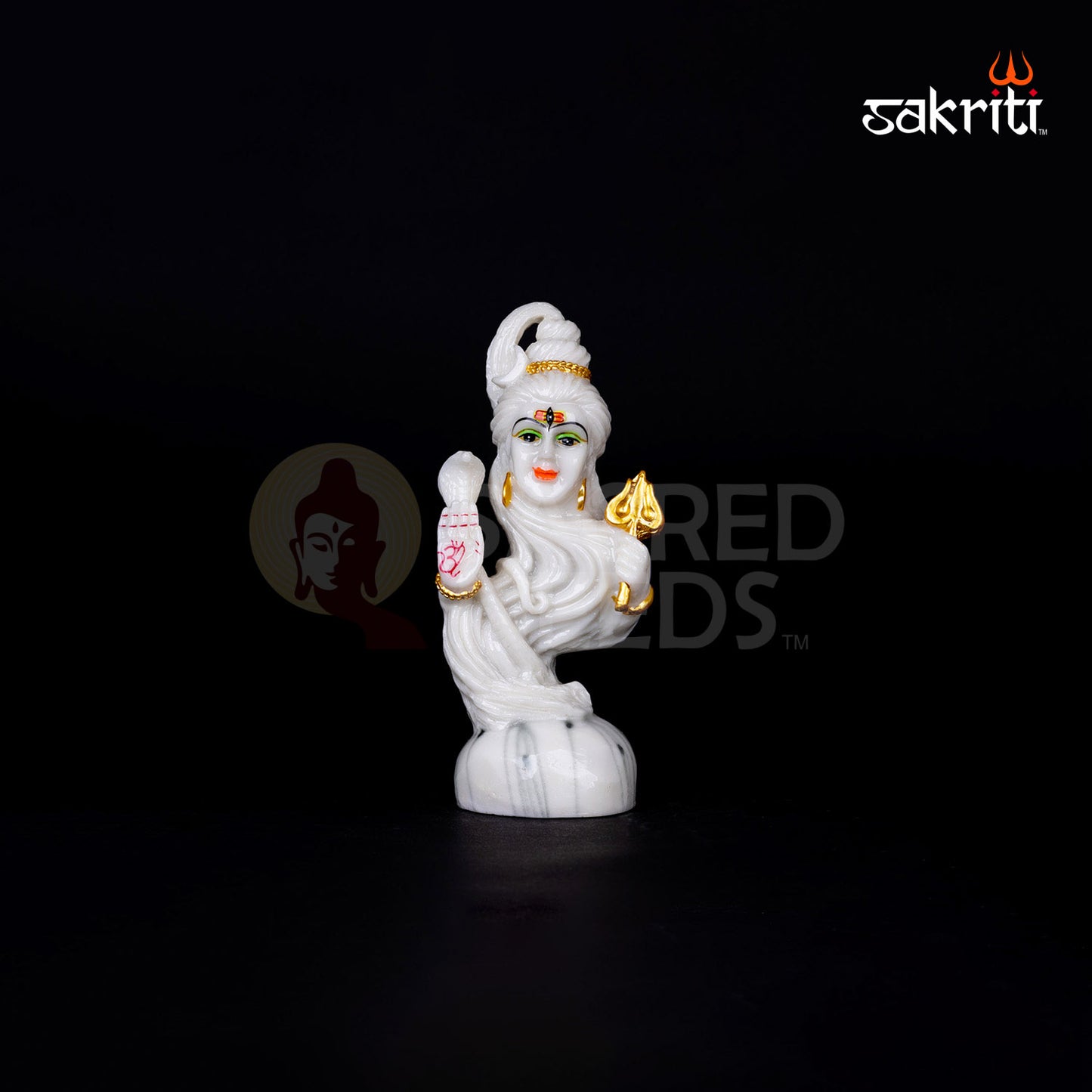 Shivan Idol in Marble Dust – 6.1 Inch Height | Mahadev Murti for Home Altar, Maha Shivratri & Gifting
