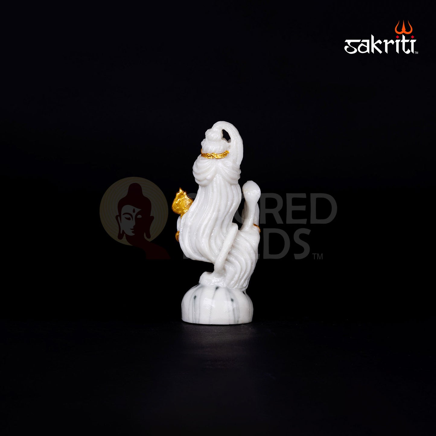 Shivan Idol in Marble Dust – 6.1 Inch Height | Mahadev Murti for Home Altar, Maha Shivratri & Gifting