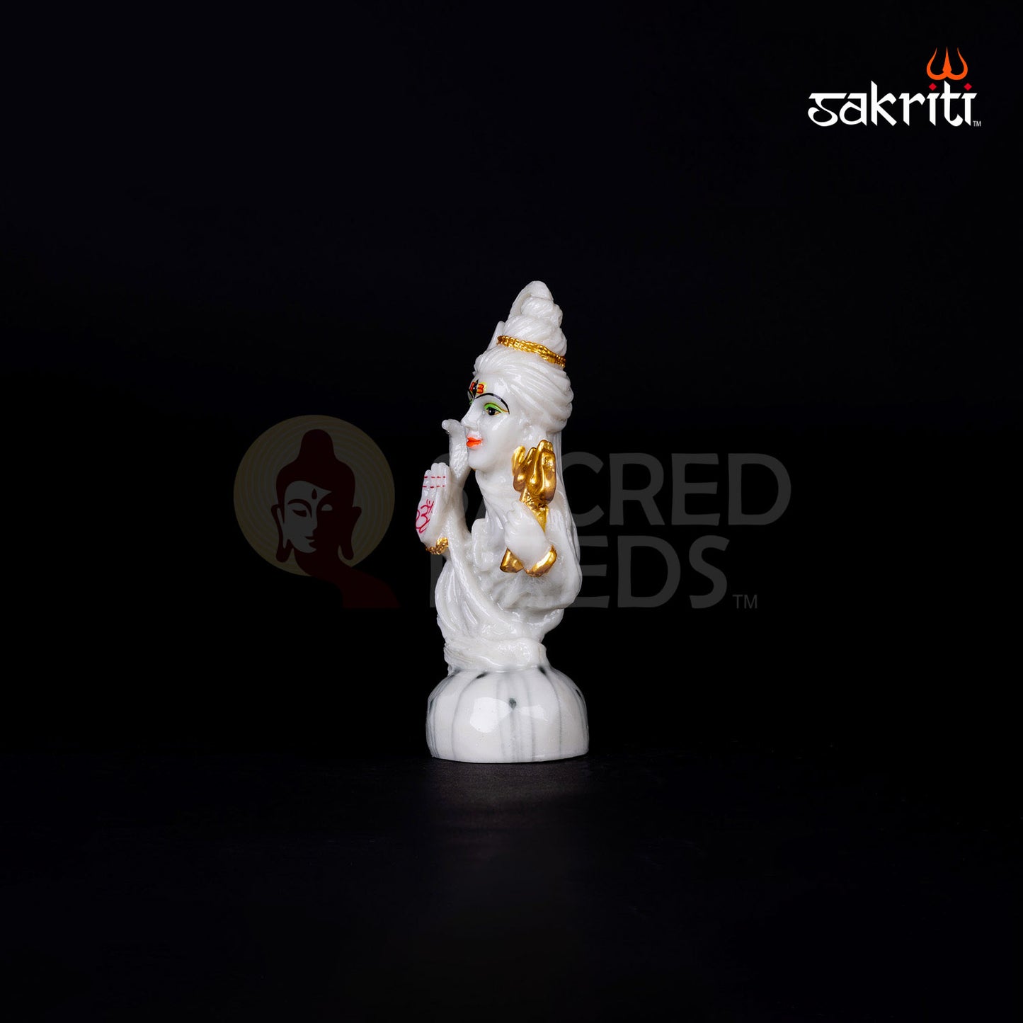 Shivan Idol in Marble Dust – 6.1 Inch Height | Mahadev Murti for Home Altar, Maha Shivratri & Gifting