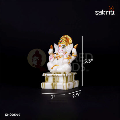 MARBLE DUST GANESHA