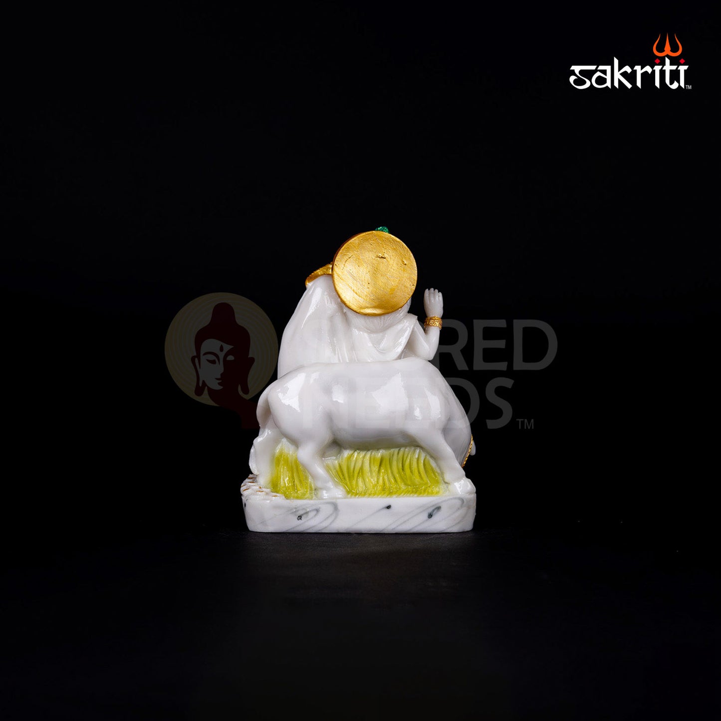Radha Krishna Idol in Marble Dust – 6.5 Inch Height | Spiritual Divine Couple for Home Mandir & Janmashtami