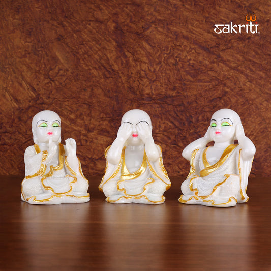 MARBLE DUST BABY MONK (3PCS) SET