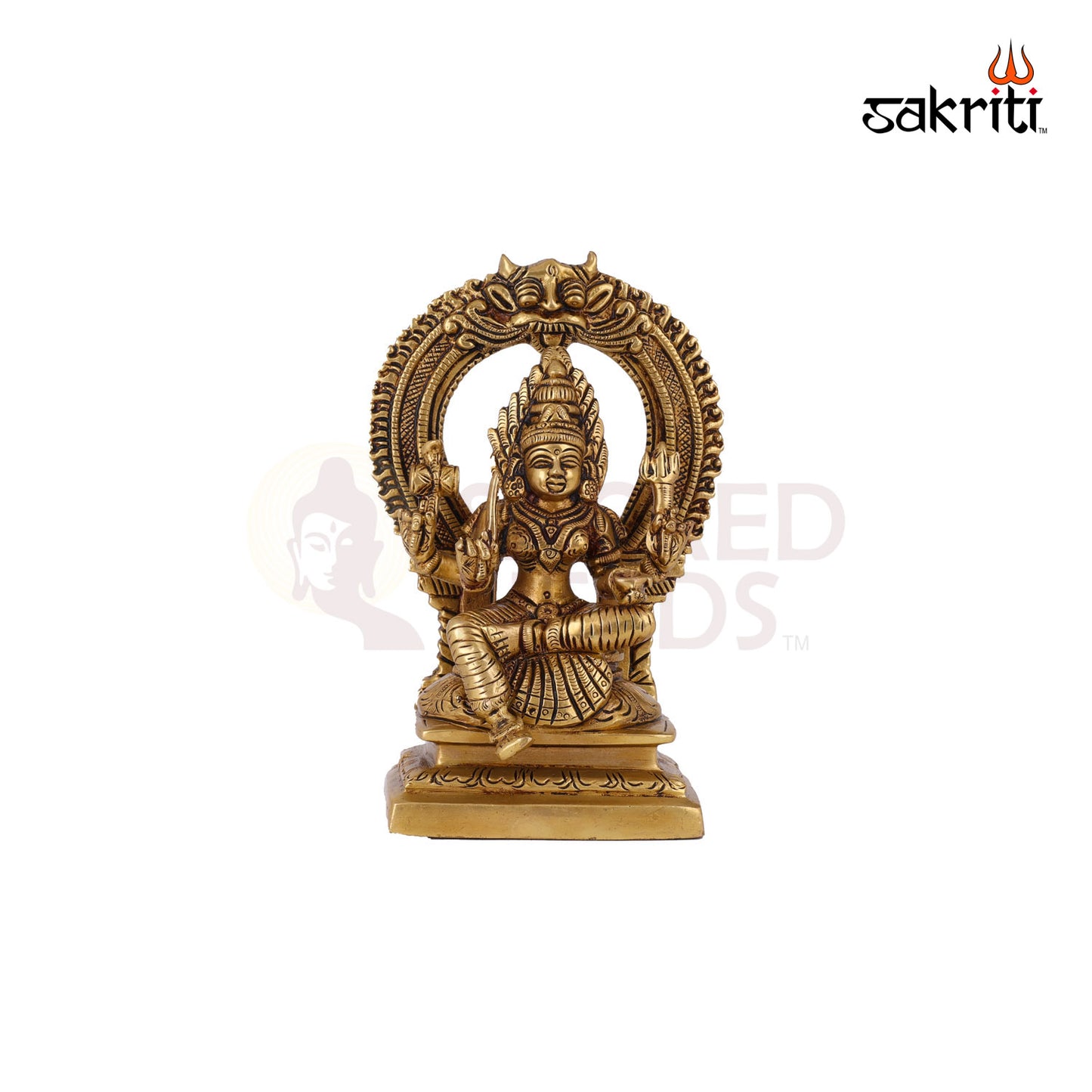 BRASS MARIAMMAN WITH ARCH