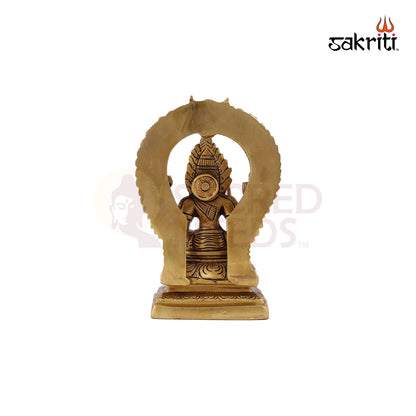 BRASS MARIAMMAN WITH ARCH