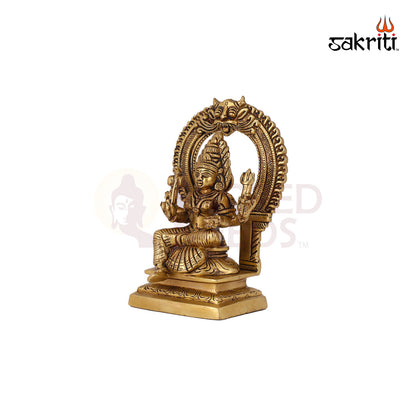 BRASS MARIAMMAN WITH ARCH