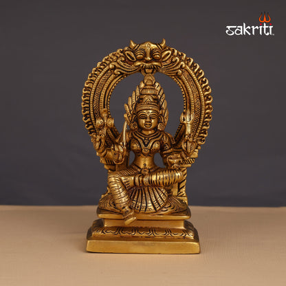 BRASS MARIAMMAN WITH ARCH