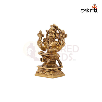Yoganjaneya / Hanuman – 4.5 Inch Height | Yoga Hanuman Idol for Strength, Devotion & Home Pooja Room