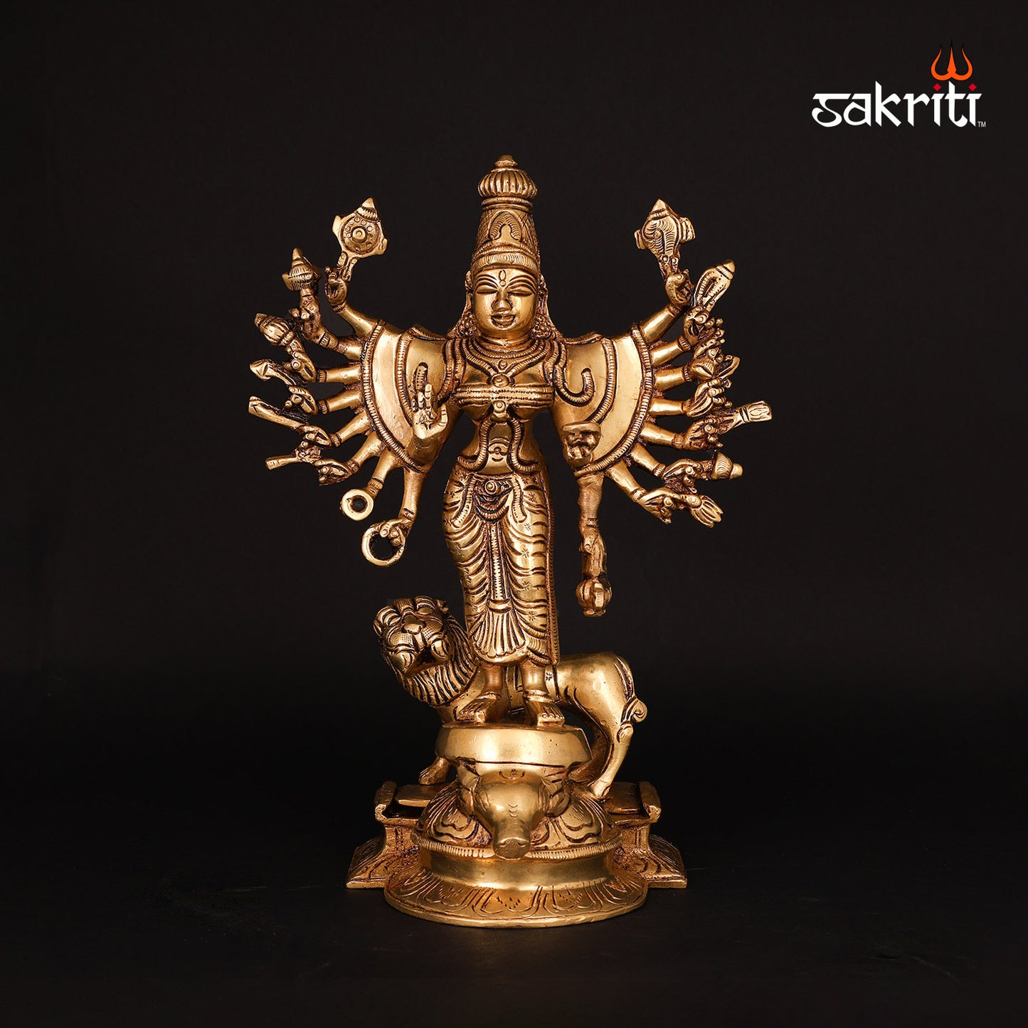 BRASS MAHISHASURA VARDINI