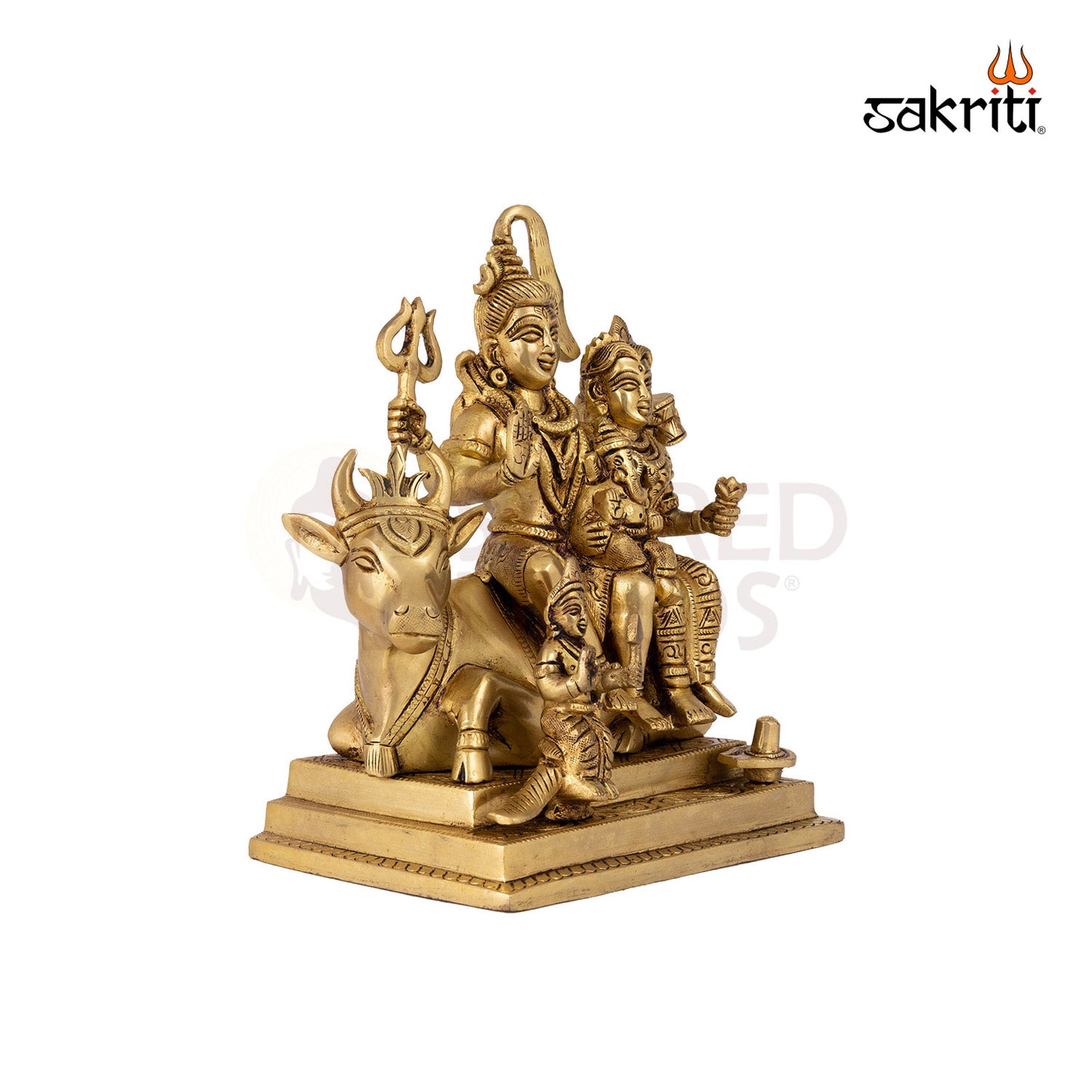 BRASS SHIVAN FAMILY