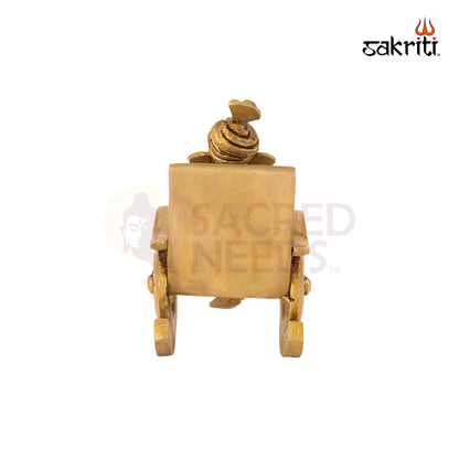 BRASS CHAIR GANESHA