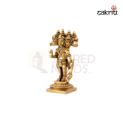 BRASS 5 FACE HANUMAN