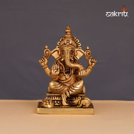 BRASS GANESHA