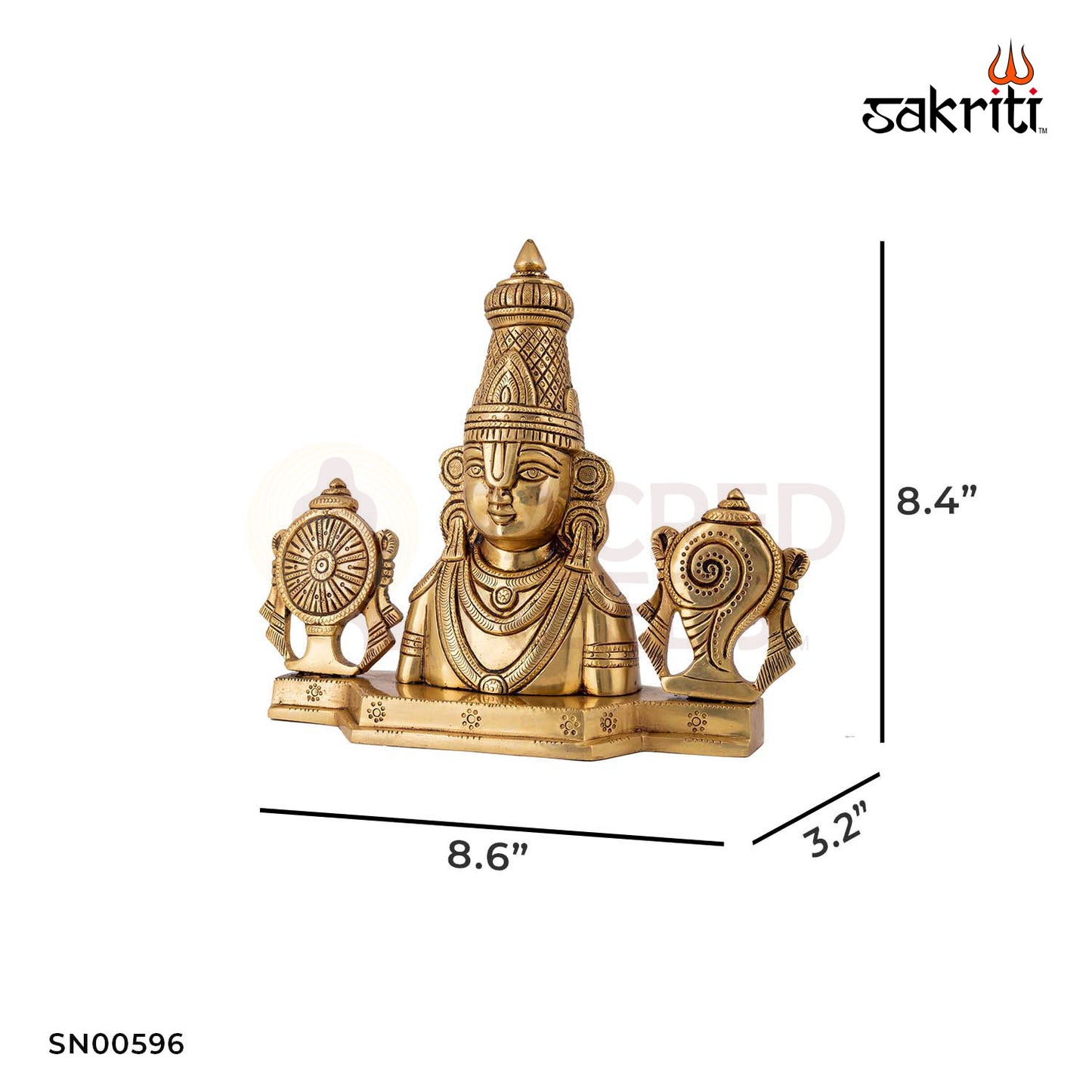 BRASS SCN BALAJI HEAD