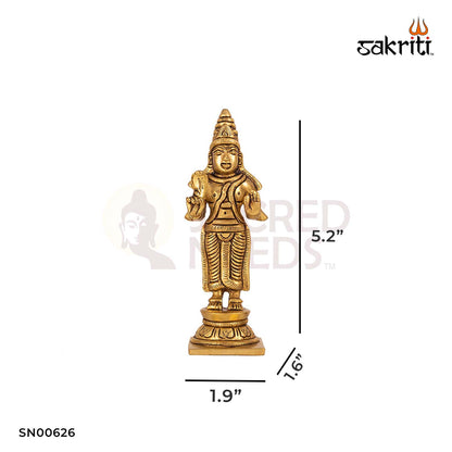 Brass Navgraha Set – 5.2 Inch Height (Each) | 9 Planet Brass Idols for Temple Use, Astrology Remedies & Pooja