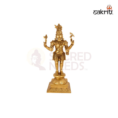 BRASS SHIVAN PARVATI SET