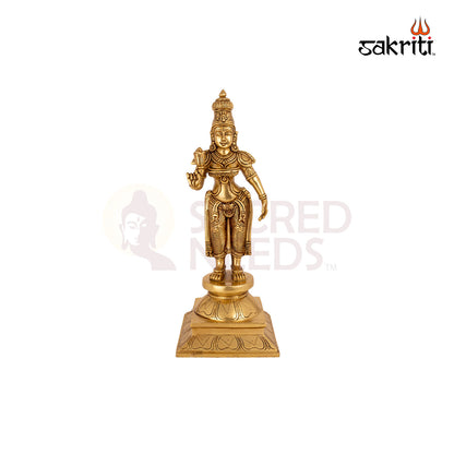 BRASS SHIVAN PARVATI SET