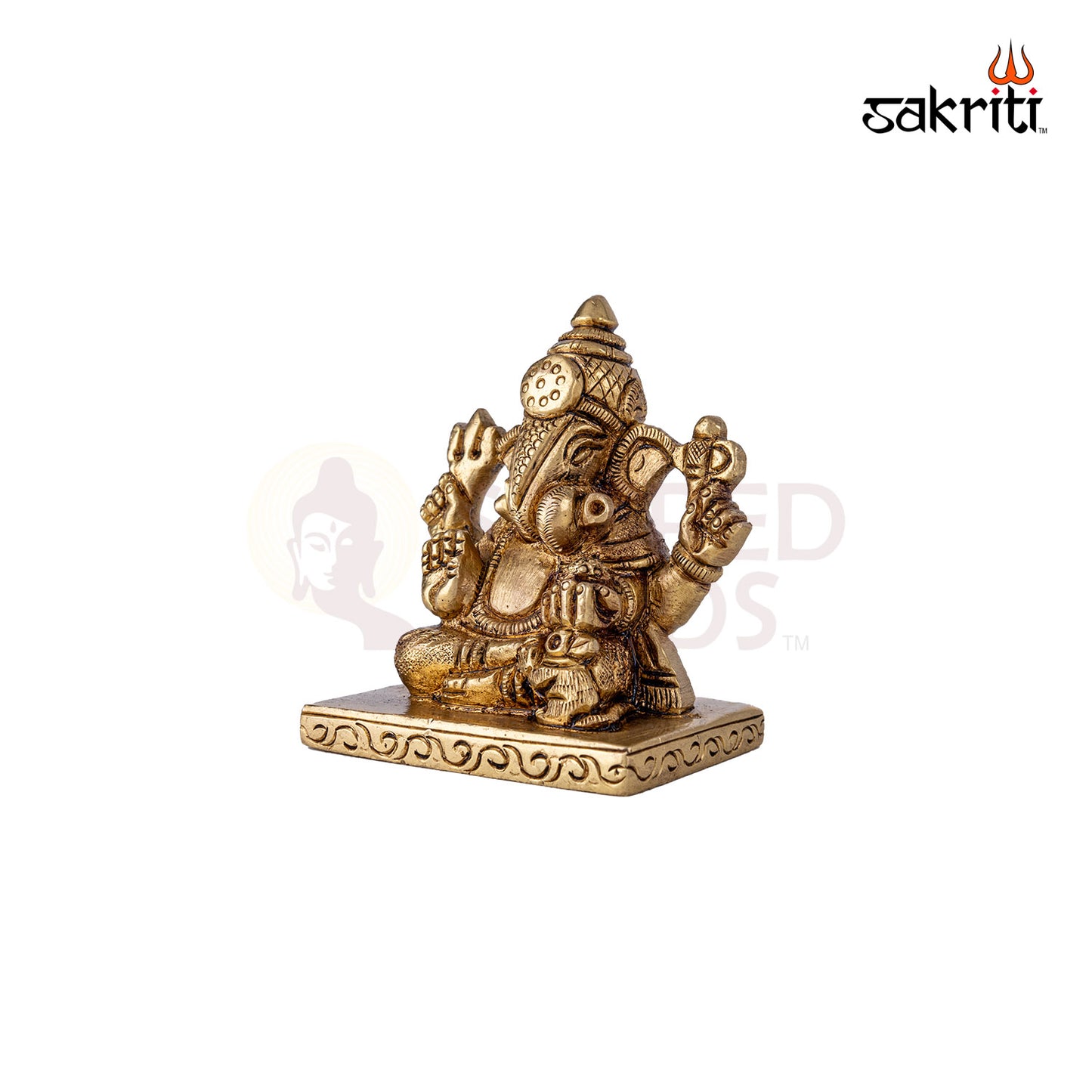 BRASS DAGRU GANESH