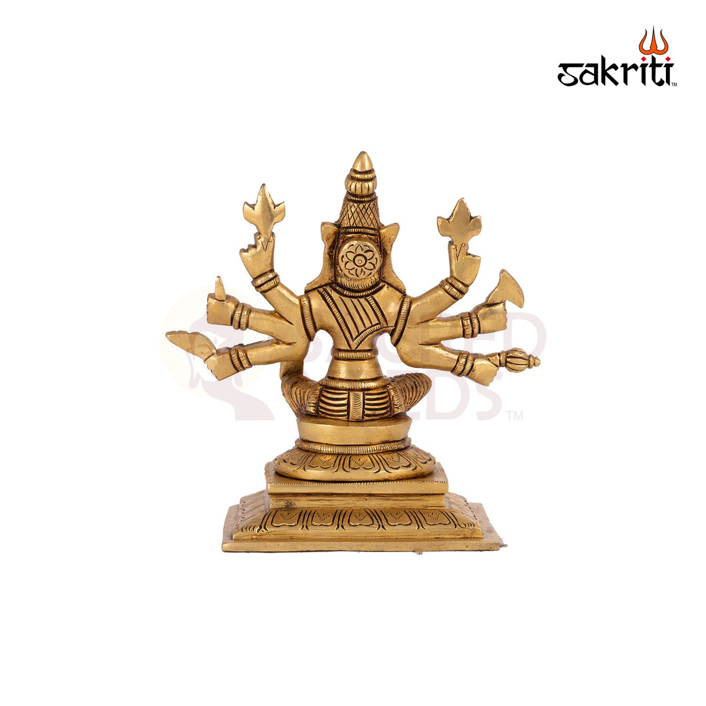 Brass Varahi – 6.5 Inch Height | Fierce Goddess Varahi Idol for Protection, Rituals & Shakti Worship
