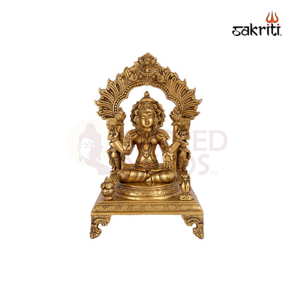 BRASS LAKSHMI WITH ARCH