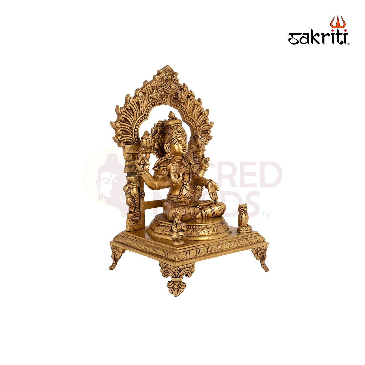 BRASS LAKSHMI WITH ARCH