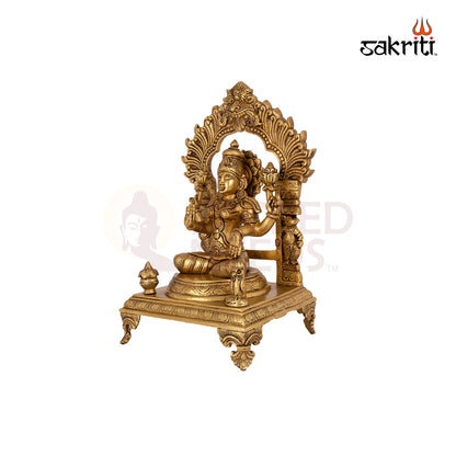 BRASS LAKSHMI WITH ARCH