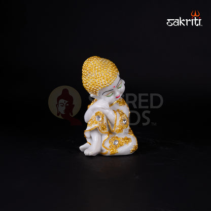 MARBLE DUST MEDITATING BABY BUDDHA