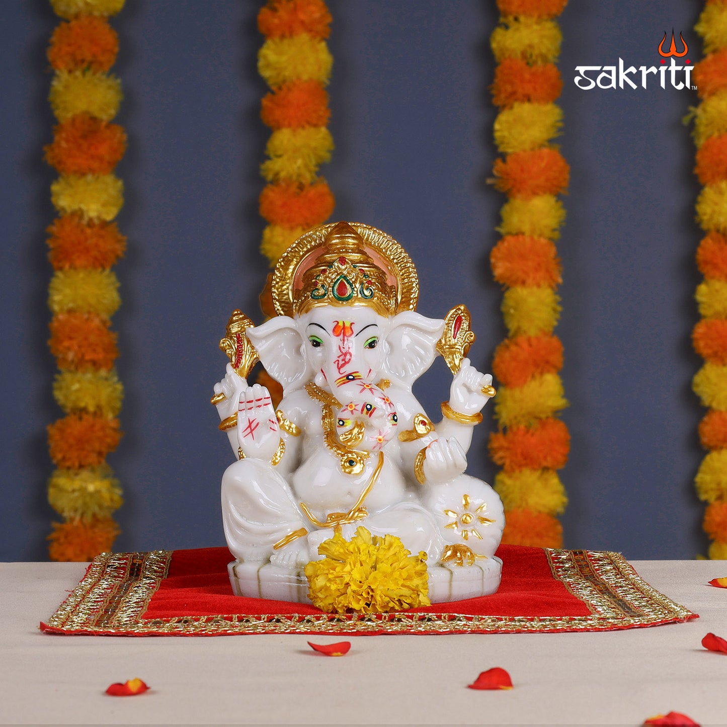 MARBLE DUST TAKIYA GANESHA