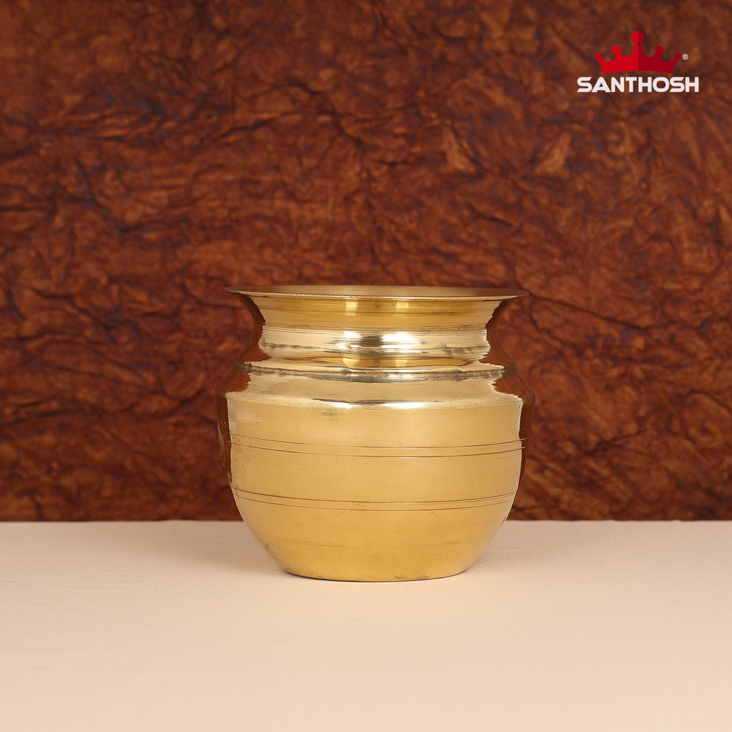 ICC Kumba Chambu – 4.7 Inch Height | Brass Ritual Vessel for Puja, Festive Rituals & Gifting