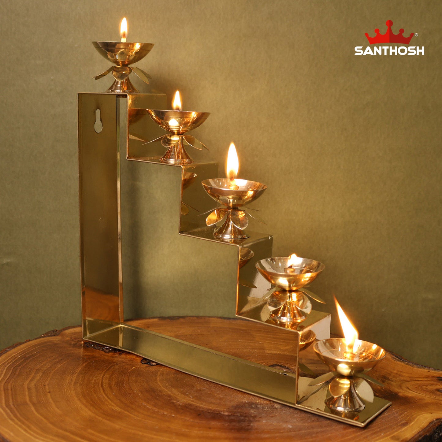 Brass,5 Step Diya,Pyali Deep/Vilakku,Step Vilakku,Return Gift,Pooja room,Pooja Decor,Pooja atricles.