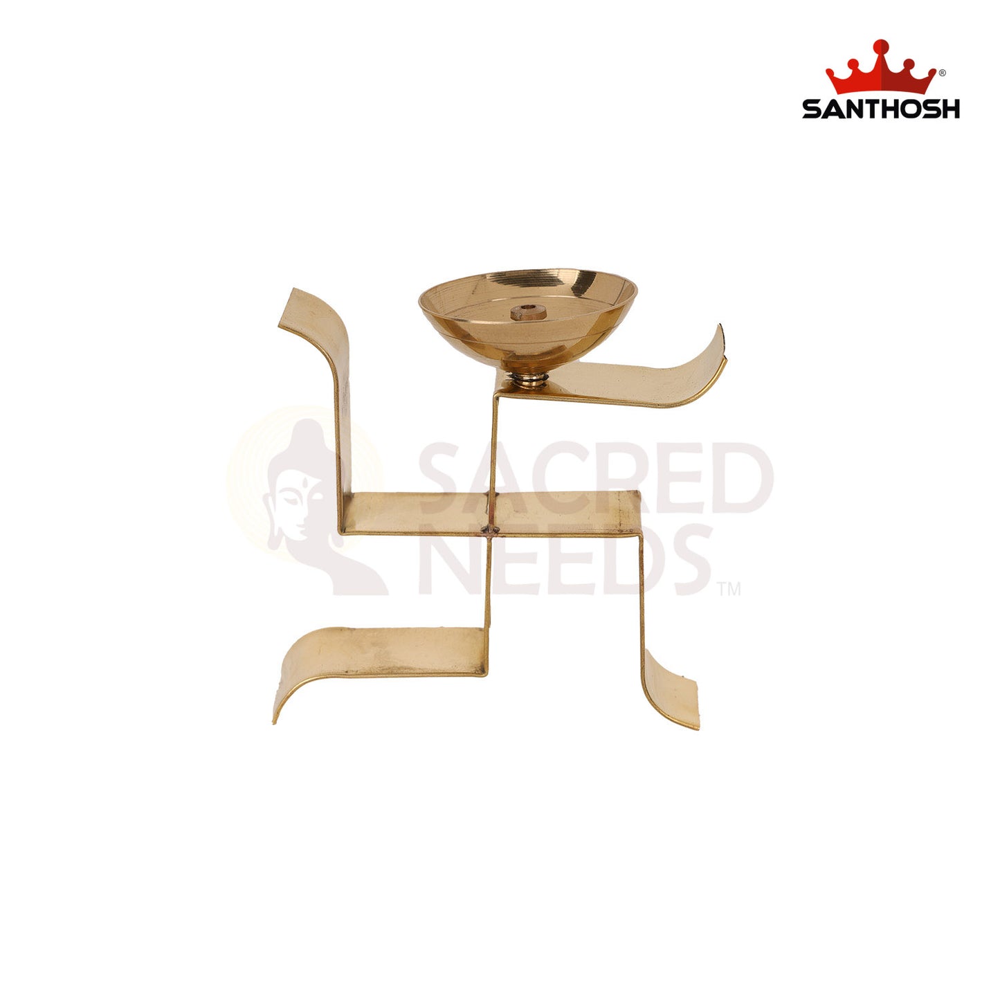 BRASS SWASTIK PYALI DEEPAM