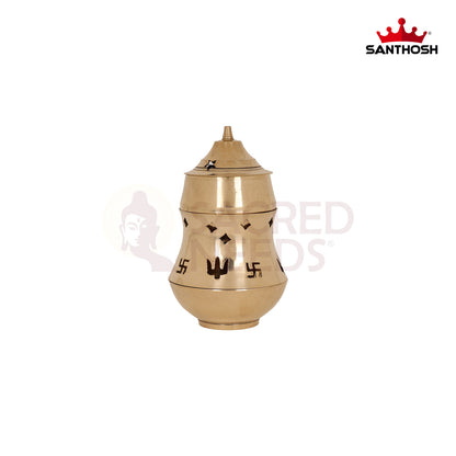 BRASS KAPOOR JALI DEEPAM