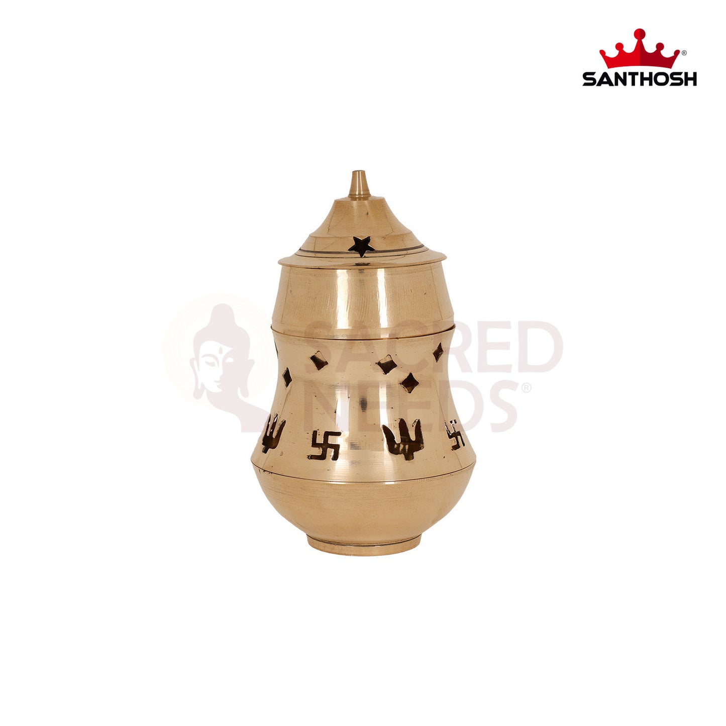 BRASS KAPOOR JALI DEEPAM